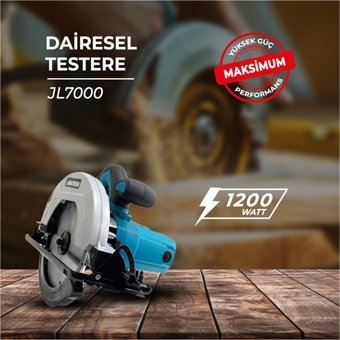 ibeltech JL7010 Profesyonel SC-JL7010 1200 W 7200 devir/dk 185 mm Açılı Kesim Kablolu Elektrikli Daire Testere