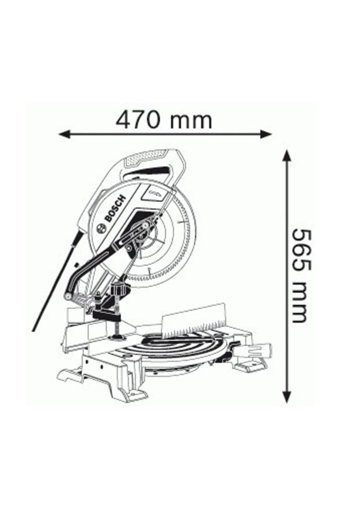 Bosch Gcm 10 Mx 0601b29021 1700 W 4800 devir/dk 254 mm Açılı Kesim Kablolu Elektrikli Daire Testere