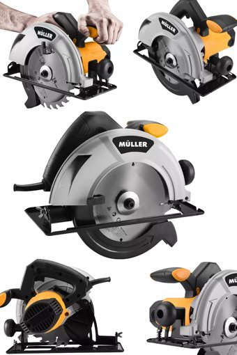 Müller 4000 Ex-torq 2000 W 6500 devir/dk 185 mm Açılı Kesim Kablolu Elektrikli Daire Testere
