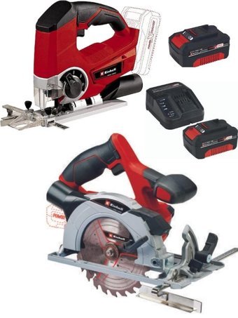 Einhell TE-CS 18/165/1 ve TE-JS 18/80 18 V 4200 devir/dk 165 mm Açılı Kesim Kablosuz Akülü Şarjlı Daire Testere