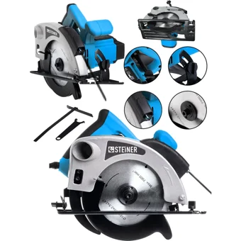 Steiner Gt Blue 5008 4000 W 9000 devir/dk 185 mm Açılı Kesim Kablolu Elektrikli Daire Testere