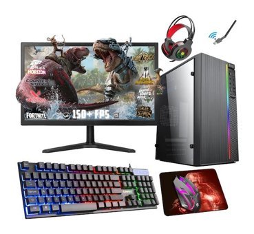 Biggamex BLOOD SK35 Harici Radeon RX 550 AMD Ryzen 5 5500 16 GB Ram 1 TB SSD Tower FreeDos 19 inç Monitörlü Masaüstü Bilgisayar