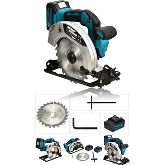 Assur 36 V 4200 devir/dk 185 mm Kablosuz Akülü Şarjlı Daire Testere