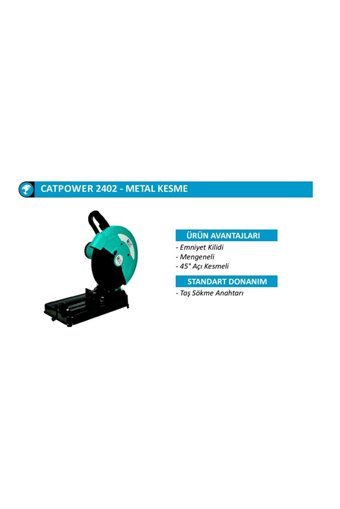 Cat Power 2402 2000 W 3800 devir/dk 355 mm Kablolu Elektrikli Daire Testere