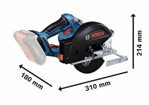 Gkm GKM 18 V 4250 devir/dk 136 mm Kablosuz Akülü Şarjlı Daire Testere