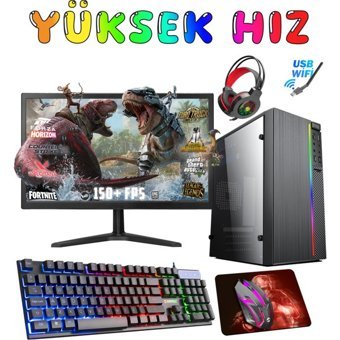 Biggamex BLOOD SK28 Harici Radeon RX 550 AMD Ryzen 5 3600 32 GB Ram 512 GB SSD Tower FreeDos 19 inç Monitörlü Masaüstü Bilgisayar