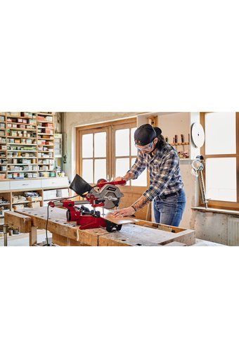 Einhell TE-SM 216 Dual 1500 W 5200 devir/dk 216 mm Açılı Kesim Kablolu Elektrikli Daire Testere