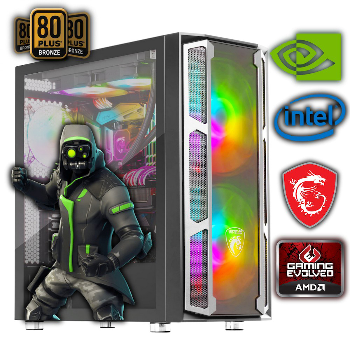 Avantron GMX7778 Harici GeForce RTX 4060 Ti Intel Core i9 11900K 32 GB Ram DDR4 1 TB SSD Tower FreeDos Masaüstü Bilgisayar