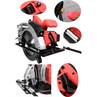 Swazer 1200 W 7200 devir/dk 185 mm Açılı Kesim Kablolu Elektrikli Daire Testere