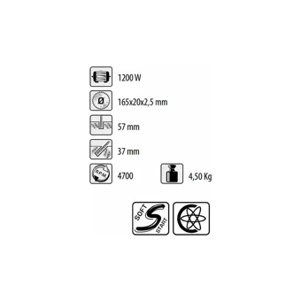 Felisatti FS-SCF165/1200 1200 W 4700 devir/dk 165 mm Kablolu Elektrikli Daire Testere