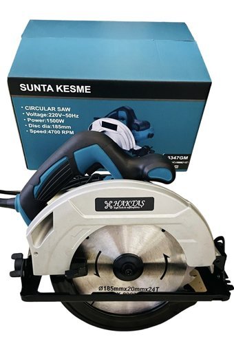 Haktaş high tech & superquality 1500 W 4700 devir/dk 185 mm Kablolu Elektrikli Daire Testere