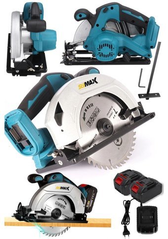 Stilmax SCS5810HD 4500 W 13000 devir/dk 185 mm Açılı Kesim Kablosuz Akülü Şarjlı Daire Testere
