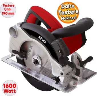 Rodex RDX384 1600 W 5000 devir/dk 190 mm Kablolu Elektrikli Daire Testere