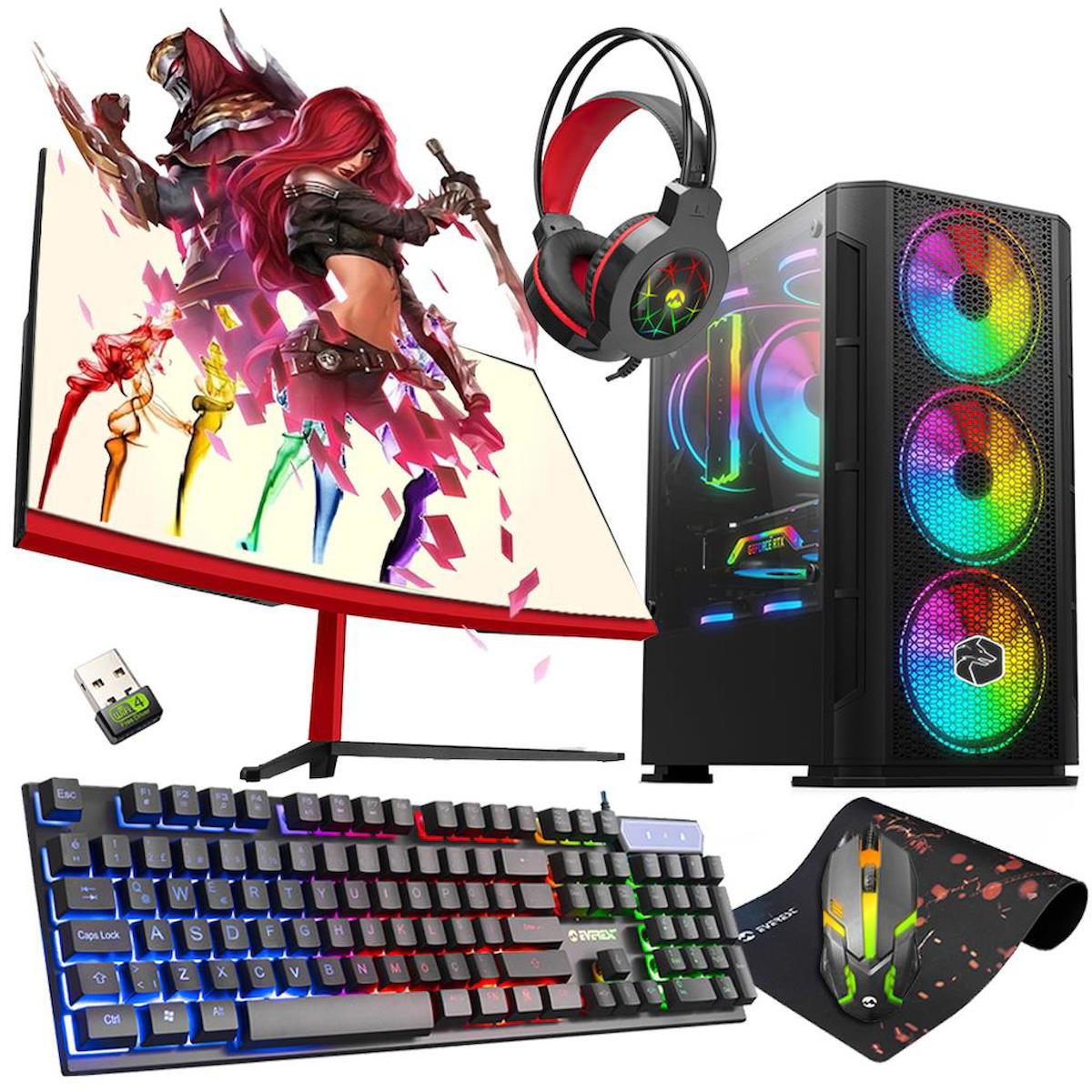 Zeiron FX60 Harici Radeon RX 550 Intel Core i5 3470 16 GB Ram DDR3 1 TB HDD Tower FreeDos Masaüstü Bilgisayar