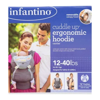 Infantino Cuddle Up 5.4-18.1 kg Kapasiteli Oturaklı Her Yöne Kanguru Gri