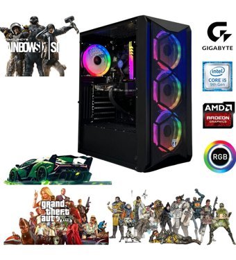 Anka Gaming RATEX Pro X26 Harici Radeon RX 580 AMD Ryzen 5 2600 16 GB Ram DDR4 512 GB SSD Tower FreeDos Masaüstü Bilgisayar