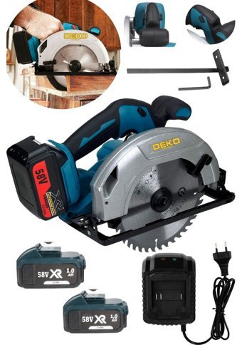 Deko KT5810C Brushless Function 58 V 10800 devir/dk 185 mm Kablosuz Akülü Şarjlı Daire Testere