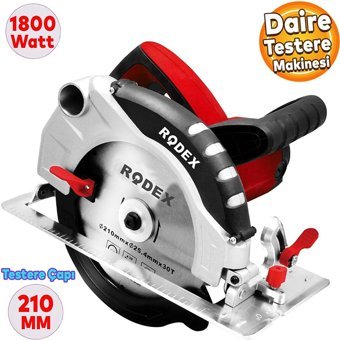 Rodex RDX385 1800 W 5300 devir/dk 210 mm Kablolu Elektrikli Daire Testere