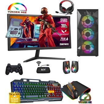 Cachex RTX08 Harici GeForce RTX 3050 AMD Ryzen 5 3600 16 GB Ram 512 GB SSD Tower FreeDos 24 inç Monitörlü Masaüstü Bilgisayar