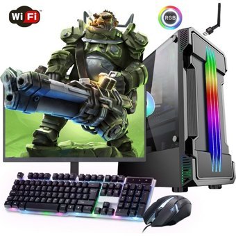 Collect RKT980155 Harici Radeon RX 550 Intel Core i3 4130 8 GB Ram 1 TB SSD Tower FreeDos 21.5 inç Monitörlü Masaüstü Bilgisayar