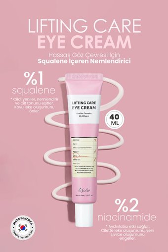 Esfolio Hassas Ciltler için Göz Çevresi Krem Tüp 40 ml