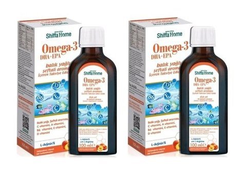 Shiffa Home Omega 3 Balık Yağı Şurup 100 ml