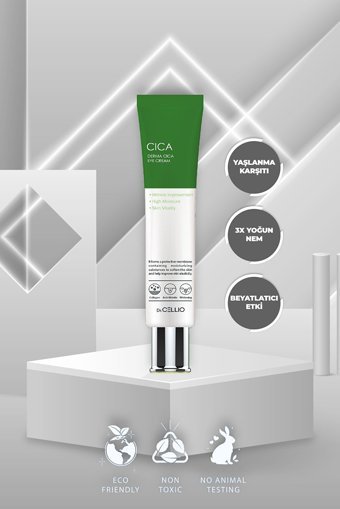 Dr. Cellio Cica Derma Ampoule Tüm Ciltler için Göz Çevresi Krem Tüp 35 ml