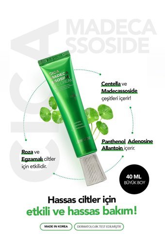 Lebelage Cica Madeca Hassas Ciltler için Göz Çevresi Krem Tüp 40 ml