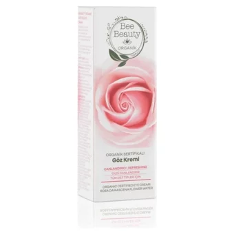 Bee Beauty Gül Organik Tüm Ciltler için Göz Çevresi Krem Tüp 25 ml