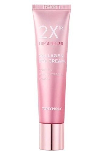 Tonymoly 2X Collagen Arttırıcı Tüm Ciltler için Evet Göz Altı Krem Tüp 2x30 ml