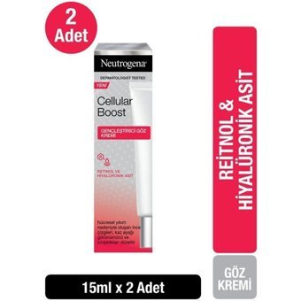 Neutrogena Cellular Boost Tüm Ciltler için Göz Çevresi Krem Tüp 2x15 ml