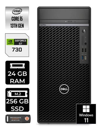 Dell OptiPlex 7010MT N010O7010MTU Harici GeForce GT 730 4 GB Intel Core i5 13500 24 GB Ram 256 GB SSD Tower Windows 11 Pro Masaüstü Bilgisayar + PER4 BELLEK