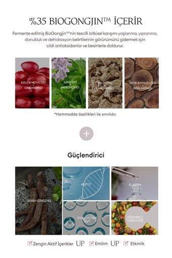 Missha Chogongjin Youngan Tüm Ciltler için Göz Çevresi Krem Kavanoz 30 ml
