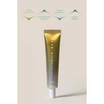 Tenzero Vita C Tüm Ciltler için Evet Göz Altı Krem Tüp 40 ml
