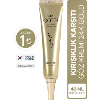 Lebelage Heeyul 24K Gold Tüm Ciltler için Göz Çevresi Krem Tüp 40 ml