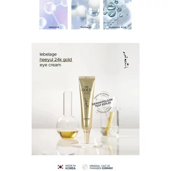 Lebelage Heeyul 24K Gold Tüm Ciltler için Göz Çevresi Krem Tüp 40 ml