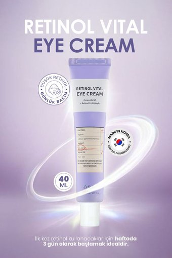 Esfolio Retinol Vital Tüm Ciltler için Göz Çevresi Krem Tüp 40 ml