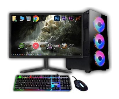 Avantron GMX1069 Harici Radeon RX 550 Intel Core i7 4770 8 GB Ram 512 GB SSD Tower FreeDos 23.8 inç Monitörlü Masaüstü Bilgisayar