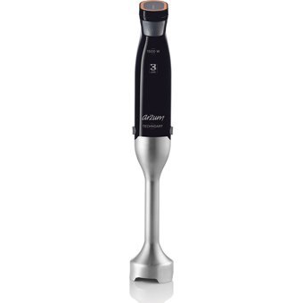 Arzum Technoart AR1052 900 ml Plastik Hazneli Buz Kırıcılı Turbolu Çift Bıçaklı Tekli El Blender Siyah