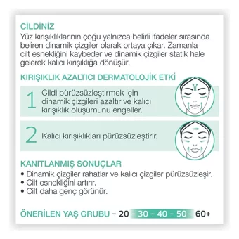 Diadermine Lift + Botology Tüm Ciltler için Göz Çevresi Krem Tüp 15 ml + Kırışıklık Karşıtı Gündüz Kremi