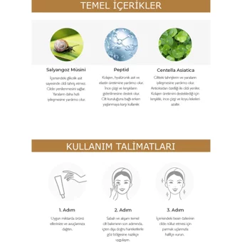 Deoproce Adenozin ve Salyangoz Özlü Tüm Ciltler için Göz Çevresi Krem Tüp 40 ml