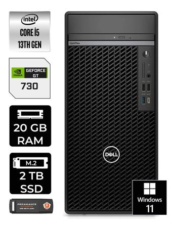 Dell OptiPlex 7010MT N010O7010MTU Harici GeForce GT 730 4 GB Intel Core i5 13500 20 GB Ram 2 TB SSD Tower Windows 11 Pro Masaüstü Bilgisayar + PER4 BELLEK