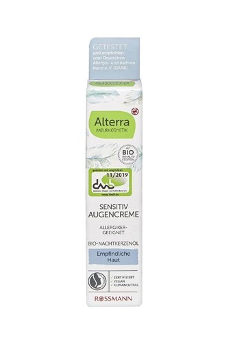 Alterra Hassas Ciltler için Göz Çevresi Krem Tüp 15 ml