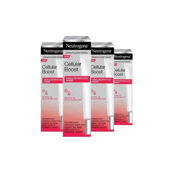 Neutrogena Cellular Boost Tüm Ciltler için Göz Çevresi Krem Tüp 4x15 ml