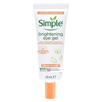 Simple Protect 'N' Glow Tüm Ciltler için Evet Göz Altı Krem Tüp 2x25 ml