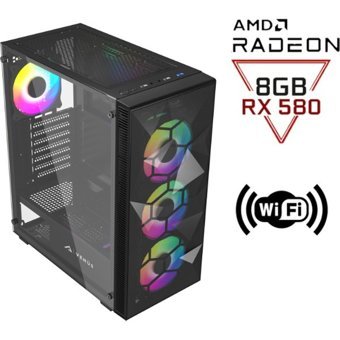 Cachex XR04 Harici Radeon RX 580 AMD Ryzen 5 5500 32 GB Ram DDR4 1 TB SSD Tower FreeDos Masaüstü Bilgisayar