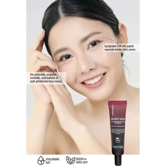 Secret Skin Syn-Ake Peptidli Tüm Ciltler için Göz Çevresi Krem Tüp 30 ml