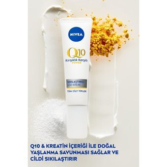 Nivea Q10 İle Organik Asit Hassas Ciltler için Göz Çevresi Krem Tüp 15 ml