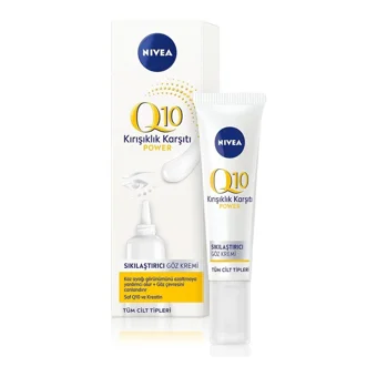 Nivea Q10 İle Organik Asit Hassas Ciltler için Göz Çevresi Krem Tüp 15 ml