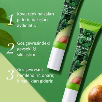 Bioaqua Avokado Tüm Ciltler için Göz Çevresi Krem Tüp 20 ml